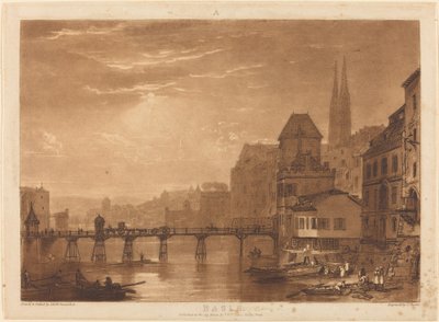Basel door Joseph Mallord William Turner