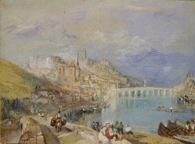 Blois, ca. 1830 door Joseph Mallord William Turner