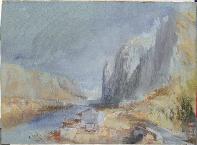 Dinant, 1839 door Joseph Mallord William Turner
