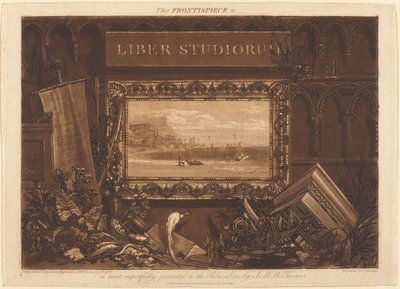 Frontispice door Joseph Mallord William Turner