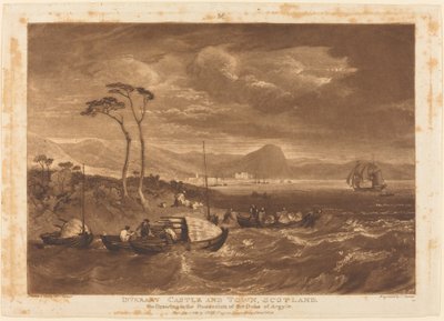 Inverary Kasteel en Stad, 1816 door Joseph Mallord William Turner