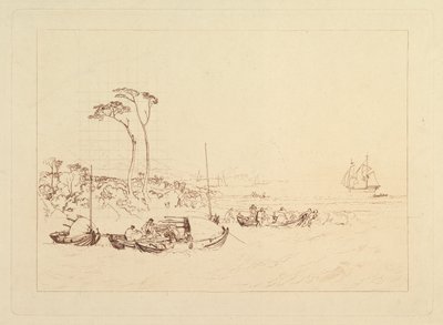 Inverary Kasteel en Stad, Schotland Liber Studiorum, deel XIII, 1816 door Joseph Mallord William Turner