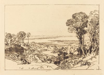 Kruising van Severn en Wye, gepubliceerd 1811 door Joseph Mallord William Turner