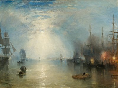 Kielmannen die Kolen Laden bij Maanlicht door Joseph Mallord William Turner