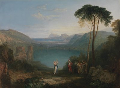 Meer Avernus: Aeneas en de Cumaeaanse Sibyl, tussen 1814 en 1815 door Joseph Mallord William Turner