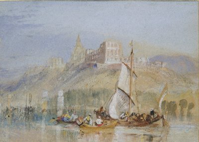 Montjean, ca. 1830 door Joseph Mallord William Turner