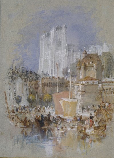 Nantes door Joseph Mallord William Turner