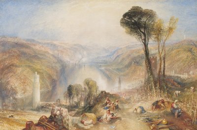 Oberwesel, 1840 door Joseph Mallord William Turner