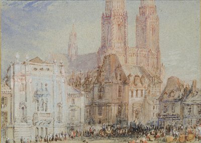 Orleans, ca. 1830 door Joseph Mallord William Turner