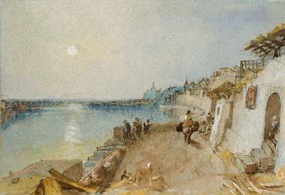 Rietz, nabij Saumur, ca. 1830 door Joseph Mallord William Turner