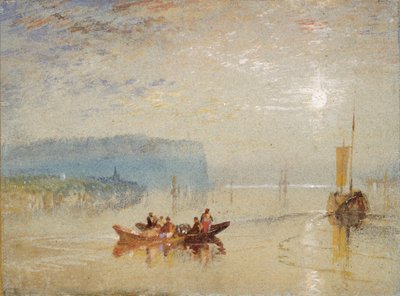 Scène aan de Loire, nabij de Coteaux de Mauves, ca. 1830 door Joseph Mallord William Turner