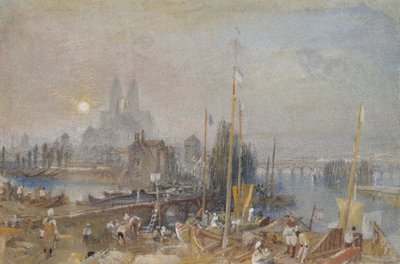 Het Kanaal van de Loire en Cher, nabij Tours door Joseph Mallord William Turner