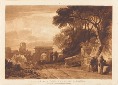 De vrouw van Samaria, gepubliceerd 1819 door Joseph Mallord William Turner