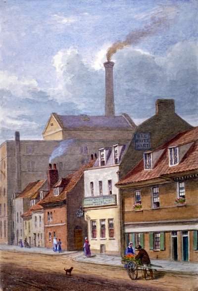 The White Hart Inn, High Street, Shadwell, Londen door JT Wilson