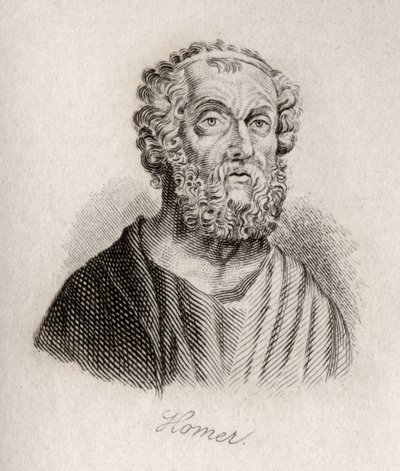 Homerus door J.W. Cook