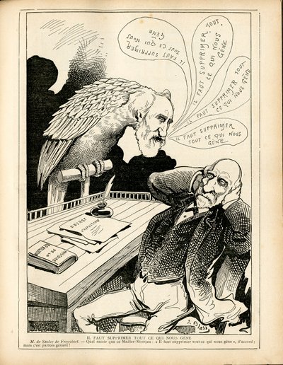 Le Triboulet, Satirique en N & B door J. (1847 1892) Blass