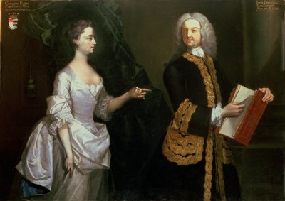 Portret van Sir John Perceval, 1e Graaf van Egmont door J. Aberry