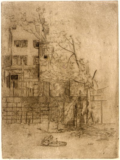 Mijn achtertuin nr. 1 door J. Alden Weir