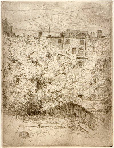 Mijn achtertuin nr. 2 door J. Alden Weir