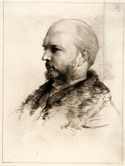 Portret van Robert Hoe door J. Alden Weir