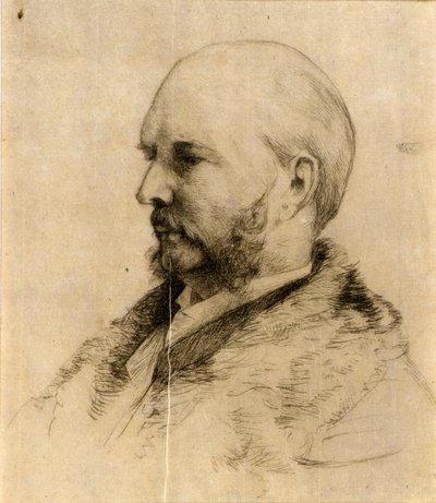 Portret van Robert Hoe door J. Alden Weir