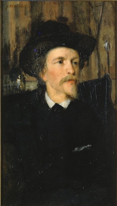 Portret van Wyatt Eaton door J. Alden Weir