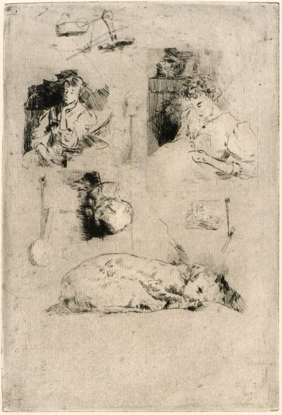 Studies door J. Alden Weir