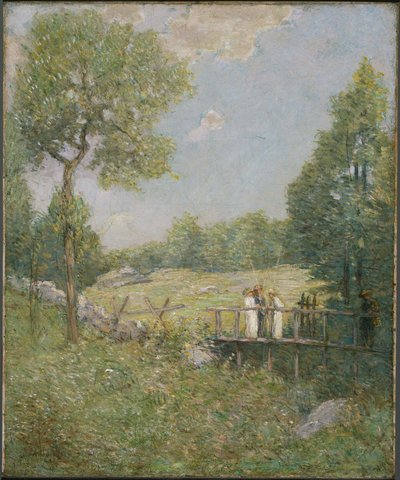 Het visuitje door J. Alden Weir