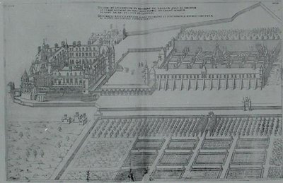 Chateau de Gaillon en tuinen, uit 