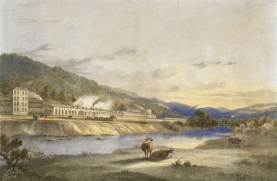Trefforest Tin Works, Glamorganshire, c.1840 door J. Appleby