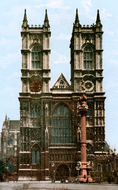 Westminster Abbey, Londen, begin 20e eeuw door J. Beagles and Co.