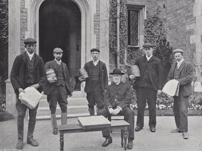 Hallaton Hare Pie Festival, de Pastoor en Afvaardiging door J. Benjamin Stone