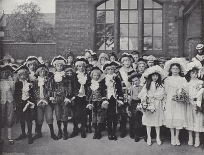 Knutsford May Day Festival, de Kinderen door J. Benjamin Stone