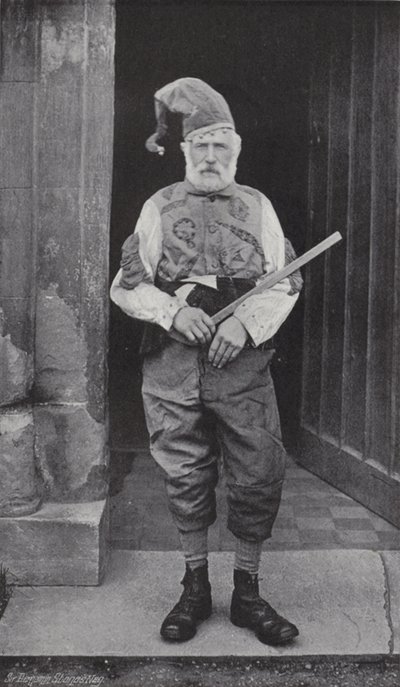 De Hoorn Dans, Abbots Bromley, de Nar en Robin Hood door J. Benjamin Stone