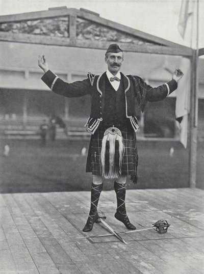 De Inverness Bijeenkomst, het Dansen van de Gillie Callum door J. Benjamin Stone