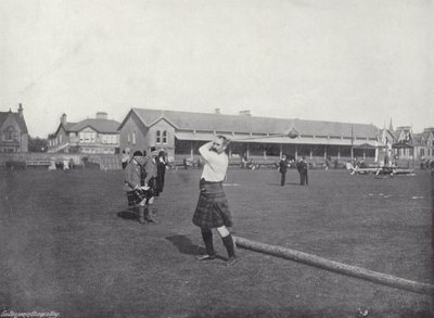 De Inverness Bijeenkomst, het Werpen van de Hamer door J. Benjamin Stone