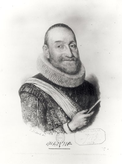 Portret van Theodore Agrippa d