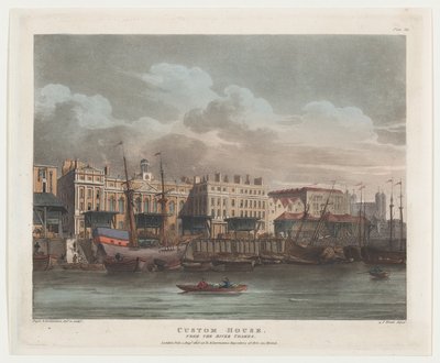 Douanehuis, 1 augustus 1808 door J. Bluck