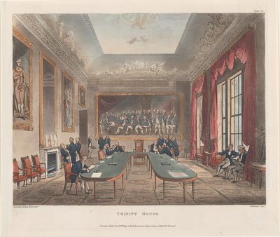 Trinity House, 1 oktober 1809 door J. Bluck