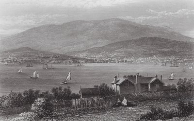 Australië: Hobart Town, Tasmanië door J. C. Armytage