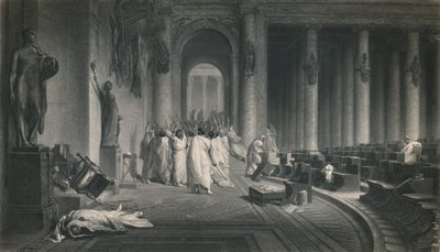 De Dood van Caesar. Julius Caesar, c1870 door J. C. Armytage