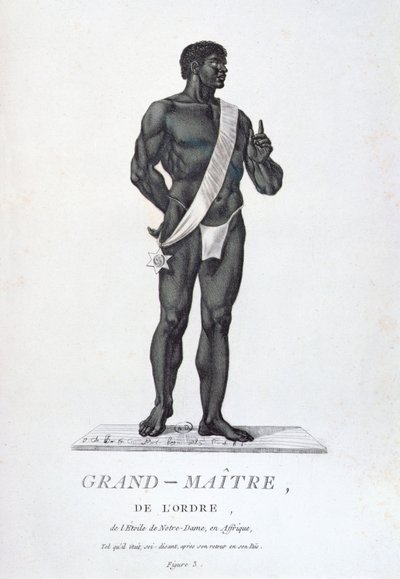 Grootmeester van de Orde van de Ster van Notre-Dame, in het kostuum van zijn land, uit 