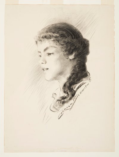 Portret, mogelijk Elizabeth Vail door J. Carroll Beckwith