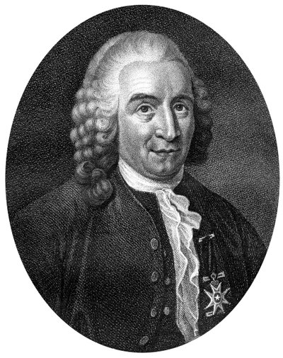 Carolus Linnaeus, 18e-eeuwse Zweedse botanicus, arts en zoöloog, 1812 door J. Chapman