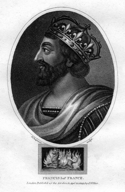 Francis I, Koning van Frankrijk, 1805 door J. Chapman