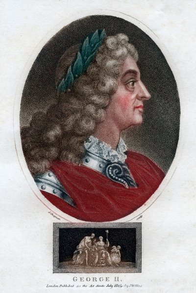 George II van Groot-Brittannië, 1804 door J. Chapman