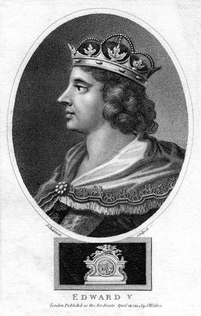 Koning Edward V van Engeland door J. Chapman