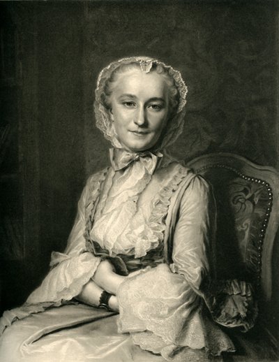 Portret van juffrouw Sallé, ca. 1750s, 1908 door J Chauvet