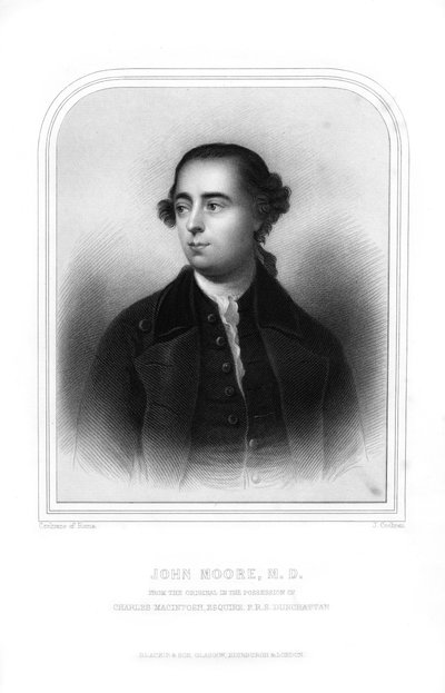 John Moore, Schotse arts en schrijver, 1870 door J. Cochran