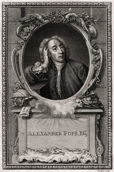 Alexander Pope, 1774 door J. Collyer